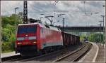 152 015-4 mit einen gemischten Güterzug am 08.05.14 in Retzbach-Zellingen.