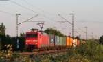 152 071-7 mit einem Containerzug bei Köndringen 16.6.14