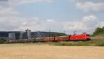 152 101-2 mit einem Mischer bei Karlstadt 18.6.14