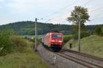 152 057 mit KT 50275 Maschen Rbf - München Riem Ubf am 18.09.2014 bei Oberdachstetten