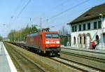 152 059 mit IKE 50163 (Maschen Rbf–Kornwestheim Rbf) am 28.03.2007 in Bienenbttel