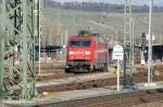 Heute, 15.2.2007, war ich wieder mal im Hauptbahnhof Heilbronn, bewaffnet mit neuem Teleobjektiv. Die BR 152 053-5 war mein Testobjekt .... im Hintergrund der Wartberg.