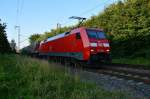 152 133-5 bei Wickrath am 1.7.2015 gen Aachen West fahrend.