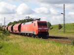 Am 02.09.2015 kam die 152 059-2 von der DB aus der Richtung Magdeburg nach Demker und fuhr weiter in Richtung Stendal .