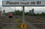 GB 62136 Laußig - Nürnberg passiert hier mit Schwellen Plauen (Vogtl) ob Bf.