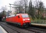 Ein Nachschuss von der 152 049-3 DB  kommt als Lokzug aus Aachen-West nach Stolberg-Hbf aus Richtung Aachen-West und fährt durch Aachen-Schanz in Richtung Aachen-Hbf,Aachen-Rothe-Erde,Aachen-Eilendorf,Stolberg-Hbf(Rheinland)Eschweiler-Hbf,Langerwehe,Düren,Merzenich,Buir,Horrem,Kerpen-Köln-Ehrenfeld,Köln-West,Köln-Süd. Bei Regenwetter am Nachmittag vom 19.11.2015.