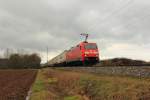 152 075-8 DB Schenker bei Gruben am 21.11.2015.