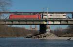 152 047 am 20.12.15 auf der Braunauer Brücke in München