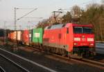 152 115 mit KT 50265 (Maschen Rbf–Mnchen-Riem) am 12.04.2015 in Unterl