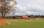 189 458 und 152 024 zu sehen am 25.02.16 an der Schöpsdrehe bei Plauen/V.