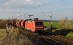 Am 07.04.2016 kam die 152 145-9 von DB Schenker aus Richtung Stendal und fuhr nach Magdeburg .