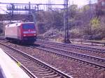 152 016-2 fhrt als Lokzug durch Hamburg-Harburg. 4.4.07