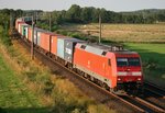 152 026 mit KM 50476 (Maschen Rbf–Bremerhaven) am 22.06.2016 zwischen Maschen Rbf und Jesteburg