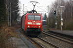 152 089-9 DB kommt mit einem Audi-VW-Skoda-Zug aus Osnabrück nach Kortenberg-Goederen(B) und kommt aus Richtung Mönchengladbach-Hbf,Rheydt-Hbf,Wickrath,Beckrath,Herrath und fährt durch Erkelenz in Richtung Baal,Hückelhoven-Baal,Brachelen,Lindern,Süggerrath,Geilenkirchen,Frelenberg,Zweibrüggen,Übach-Palenberg,Rimburg,Finkenrath,Hofstadt,Herzogenrath, Kohlscheid,Richterich,Laurensberg,Aachen-West. 
Aufgenommen vom Bahnsteig 1 in Erkelenz. 
Bei Wolken am Kalten Nachmittag vom 21.2.2017.