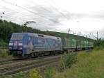 152 138-4 mit einem Hangartnerzug in Leutersberg am 02.09.2009