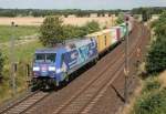 152 137  Albatros  mit KT 50107 (Maschen Rbf–Kornwestheim Rbf) am 10.07.2013 zwischen Maschen Rbf und Jesteburg