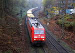 152 090-7 DB kommt mit einem LKW-Zug aus Zeebrugge-Vorming(B) nach Novara-Boschetto(I) und kommt aus Richtung Aachen-West,Aachen-Schanz und fährt in Richtung
