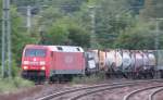 152023-8 mit Güterzug in Richtung Stuttgart aufgenommen am 18.06.07 21:21 in Maulbronn West