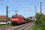 152 013-9 mit dem GA 60036 (Bad Friedrichshall-Osnabrück Rbf) in Walheim 25.4.19
