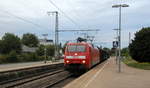 152 017-0 DB  kommt mit einem Audi-VW-Skoda-Zug aus Osnabrück nach Kortenberg-Goederen(B) und fährt durch Rheydt-Hbf in Richtung