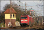 101138 hatte am 24.2.2007 bei der Durchfahrt in Westerkappeln Velpe um 15.54 Uhr die 152055 am Haken.