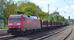 DB Cargo AG [D] mit  152 074-1  [NVR-Nummer: 91 80 6152 074-1 D-DB] und Coil-Transportzug am 05.05.20 Bf.
