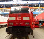 DB 152 130-1 am 31.08.2019 beim Tag der offenen Tür im DB Werk Dessau.