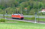 DB 152 036-0 als Tfzf Richtung Fulda, am 19.05.2021 in Oberhaun.