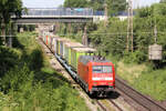 DBC 152 160-8 auf der Hamm-Osterfelder Strecke in Recklinghausen 17.6.2022