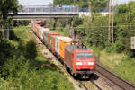 DBC 152 164-0 auf der Hamm-Osterfelder Strecke in Recklinghausen 17.6.2022