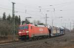 152 103-8 mit Gz bei Fulda am 09.03.2013