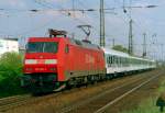 152 031 mit RE 3626 (Hannover–Minden) am 20.04.1999 in Wunstorf
