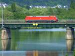 Deutschland - Rheinland-Pfalz - Konz - Die DB 152 088 - 1 auf der Konzer Moselbrücke in Richtung Konz.