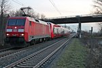 Am 03.02.2015 bespannte die 152 116-0 den brandneuen mtr erxpress X 74003 von Stadtler, den sie von der Schweizer Grenze nach Rostock Seehafen überführte.