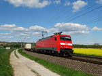 DB Cargo 152 001-4 (Erstgebaute 152) am 04.05.16 bei Walluf