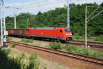 152 132-7 bei Reppist auf dem Weg nach Senftenberg am 20.06.2016.