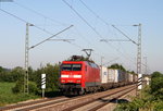 151 071-7 mit einem KV Zug bei Köndringen 20.7.16