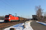 152 001-4 DB Cargo bei Oberlangenstadt am 27.01.2017.