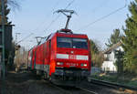 152 046-9 Doppeltraktion vor Güterzug in Bonn-Beuel - 21.12.2016