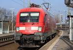 182 506 von DB Systemtechnik am 20.02.18 im BHF Neumünster.