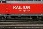 Das RAILION DB Logistics Logo auf der 9180 6 182 001-8-D-DB.