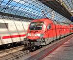 182 015 mit dem RB 14 nach Berlin Charlottenburg am 29.07.2026 im Bahnhof Berlin Spandau 