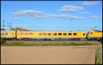DB Netzinstandhaltung 182 536 (NVR: 91 80 6182 536-3 D-DB) mit dem RAILab1 Messzug am 22.09.2026 auf der Frankenbahn bei Moos auf dem Weg von Stuttgart nach W�rzburg.
