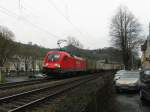 Endlich: Nach dem er mir 3mal durch die Lappen gegangen ist hab ich nun endlich: TEC 43932  Wenzel-Express  nach Neuss hier am 20.03.2008 in Knigswinter.