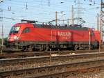 Die Taurus-Lokomotiven von RAILION-Logistics, welche als Baureihe 182 eingesetzt werden, zhlen zu den Stammgsten auf dem Zentralverschiebebahnhof Wien-Kledering (16.5.2008).