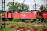 182 006 steht am 09.05.09 im Rbf Seelze.