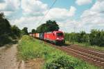 182 006 in Ahlten auf dem Weg von Linz nach Hamburg 