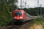 182 006-7 mit einem IC in Kln West am 27.07.2010