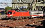 182 011-7 IC Ausfahrt Hohenzollernbrcke Richtung Klner Hbf - 10.10.2010