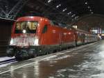 182 006 mit RE von und nach Erfurt auf dem Leipziger Hbf  25.12.2010